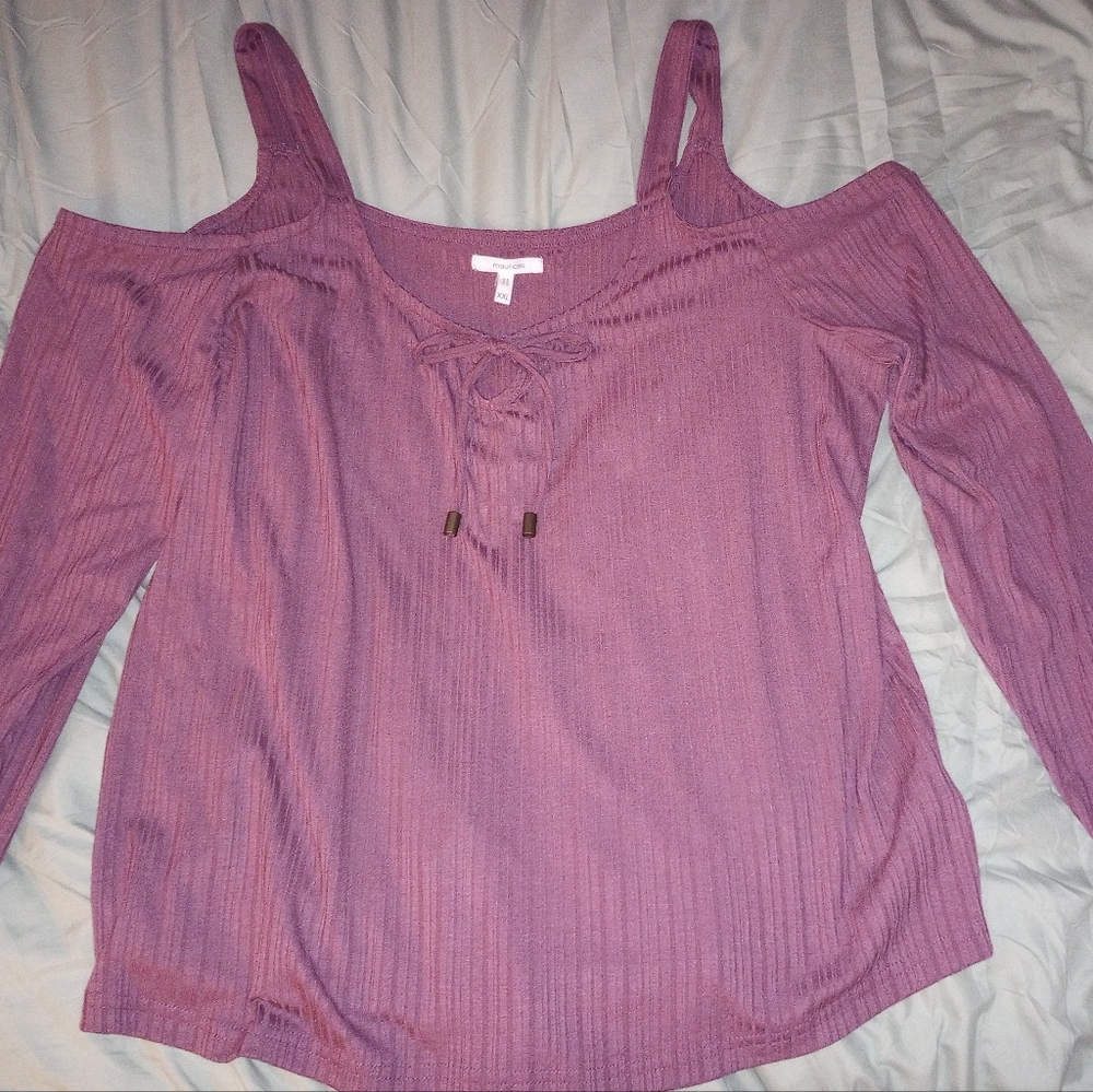 Maurices XXL cold shoulder top